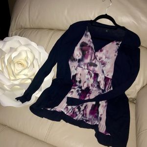 Business casual sweater blouse